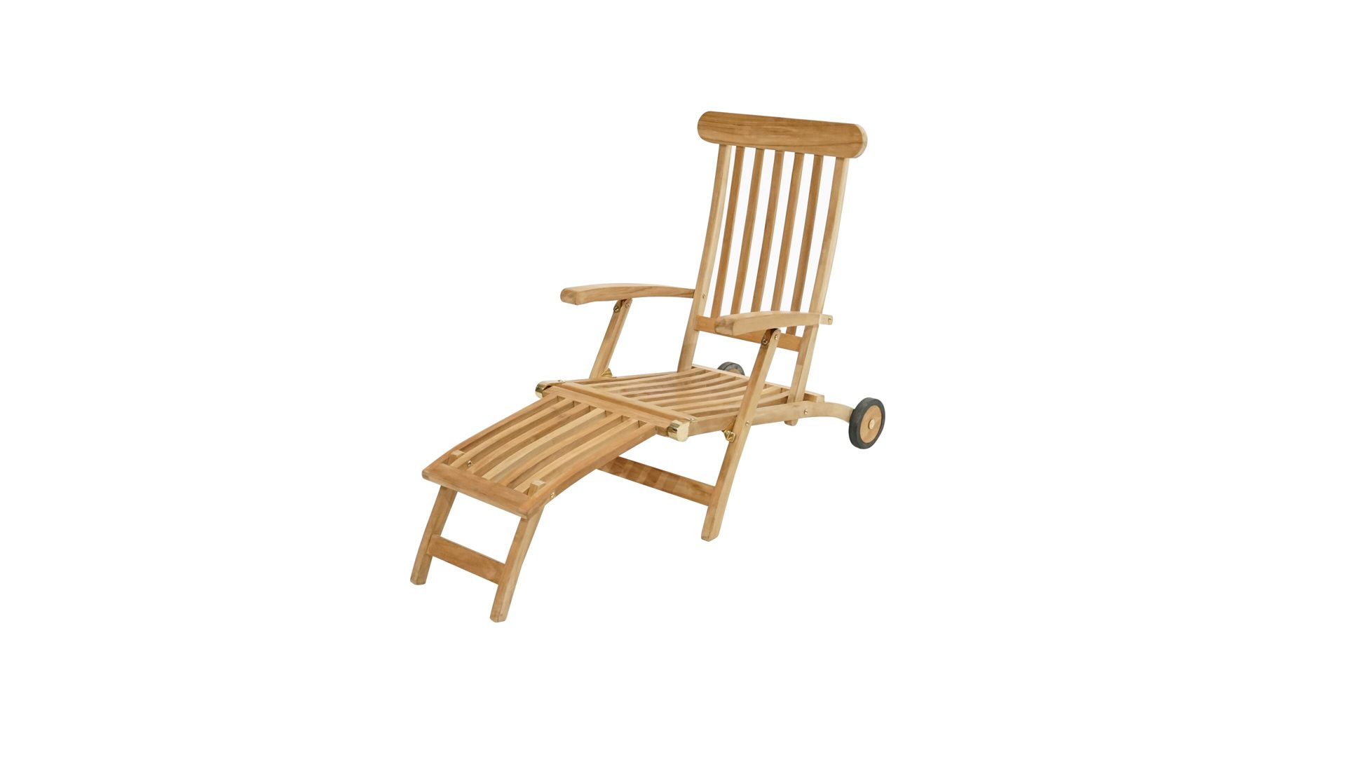 Deckchair Ploß aus Holz in Holzfarben Ploß® Deckchair Pamir Teakholz
