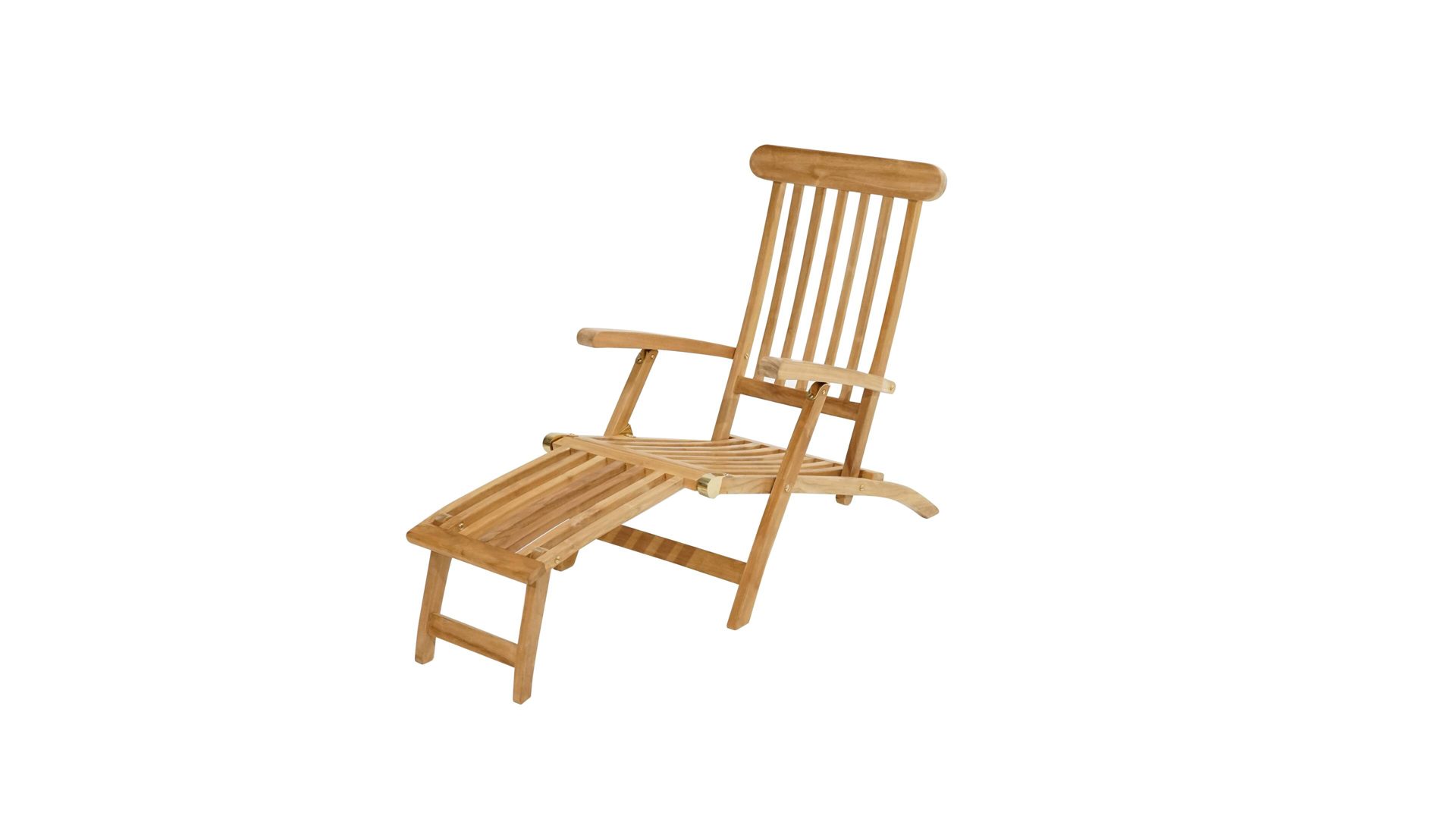 Deckchair Ploß aus Holz in Holzfarben Ploß® Deckchair Titanic Teakholz
