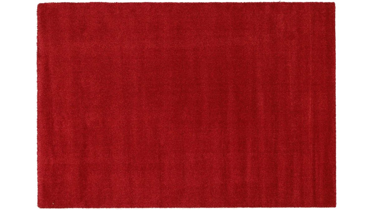 Webteppich Oci aus Kunstfaser in Rot Webteppich Bellevue für Ihre Wohnaccessoires terrafarbene Kunstfaser – ca. 160 x 230 cm