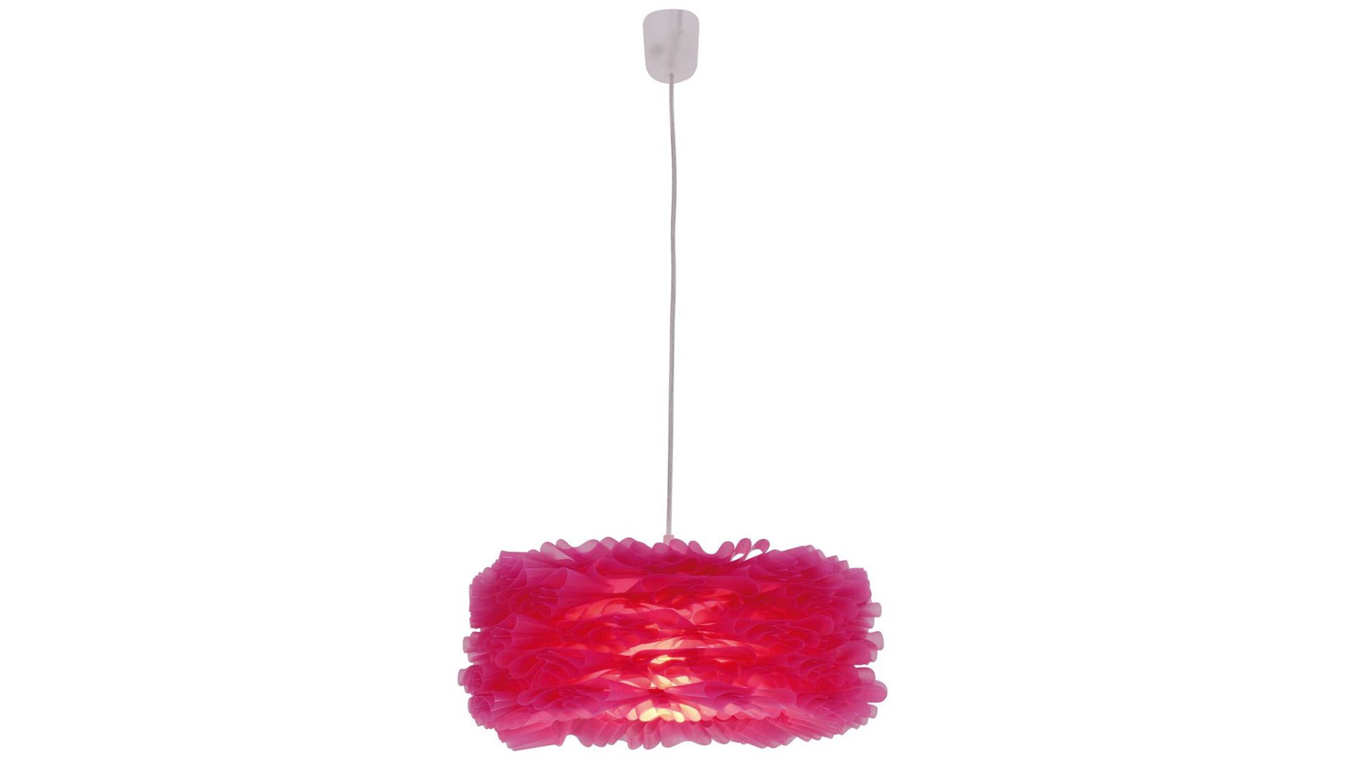 Pendelleuchte Näve aus Kunststoff in Pink näve Pendelleuchte Marty pinker Kunststoff – Durchmesser ca. 40 cm