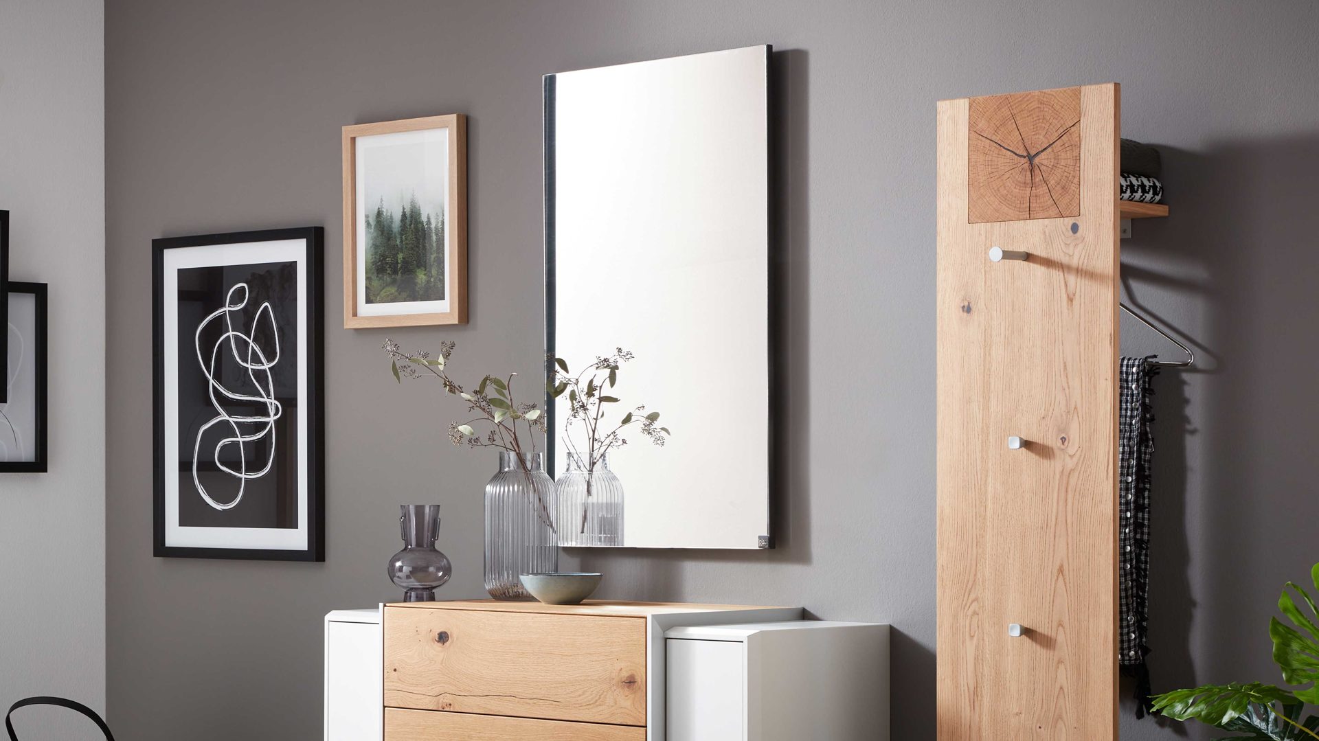 Wandspiegel Interliving aus Spiegel in Transparent Interliving Garderoben Serie 6010 – Wandspiegel 511902 ca. 58 x 97 cm
