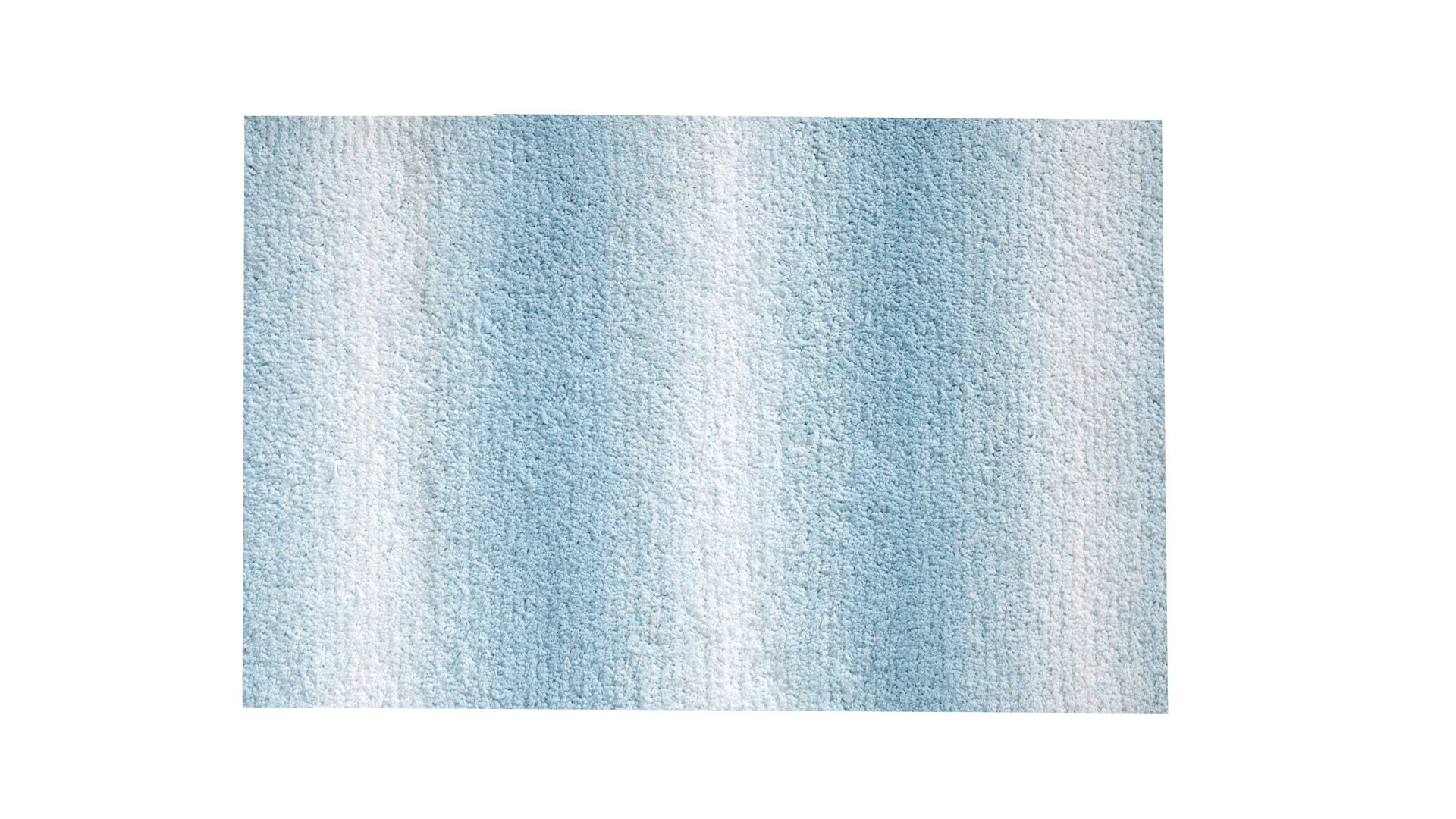 Badematte / Badeteppich Kela | keck & lang aus Baumwolle in Hellblau kela Badematte Ombre Frostblau - ca. 100 x 60 cm