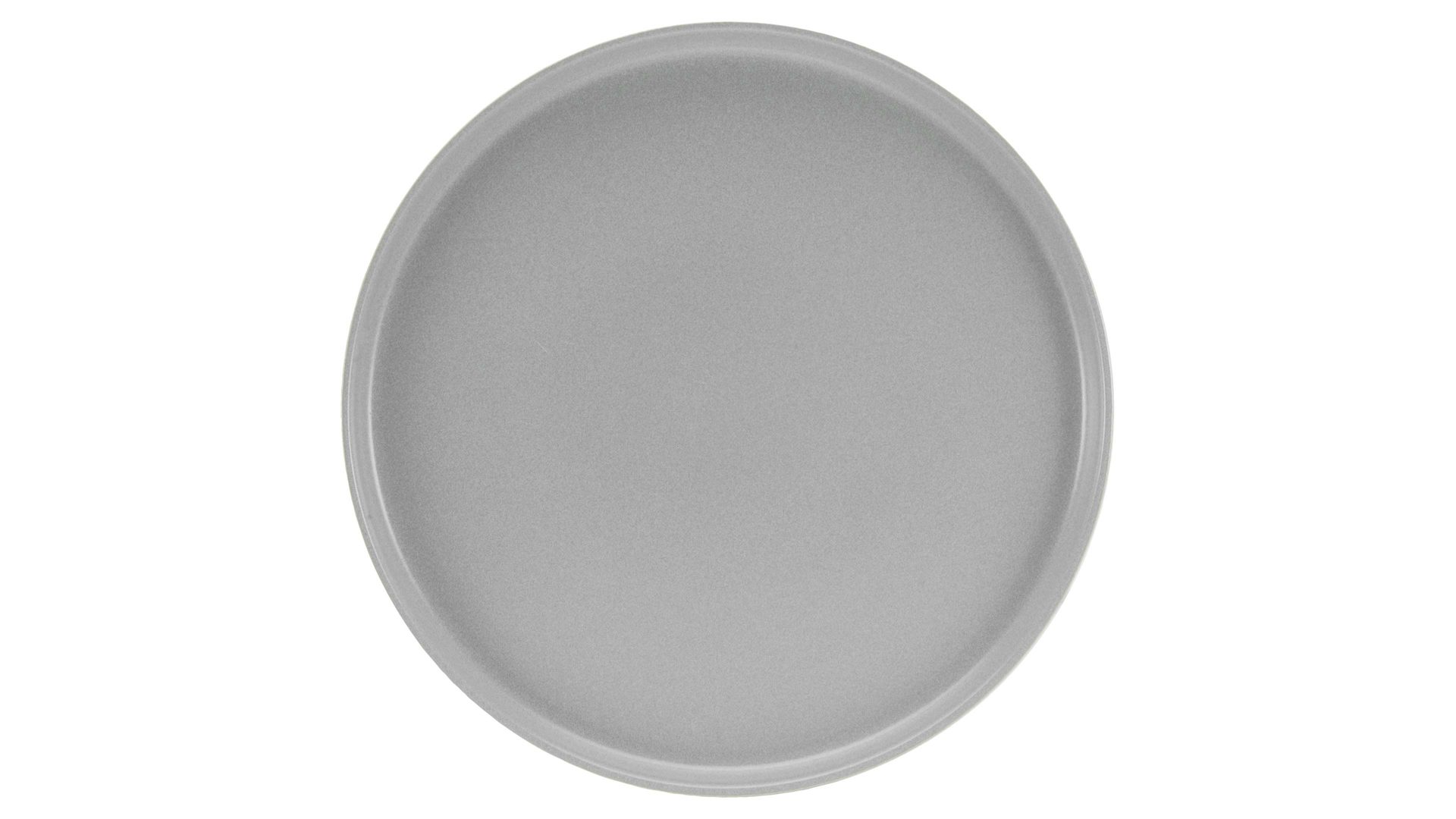 Kuchenteller Creatable aus Keramik in Grau CREATABLE Uno – Dessertteller graues Steinzeug – Durchmesser ca. 21 cm