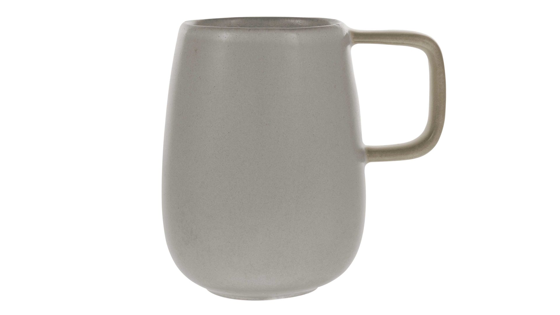 Kaffeebecher Creatable aus Keramik in Grau CREATABLE Uno – Kaffeebecher graues Steinzeug - 370 ml Fassungsvermögen