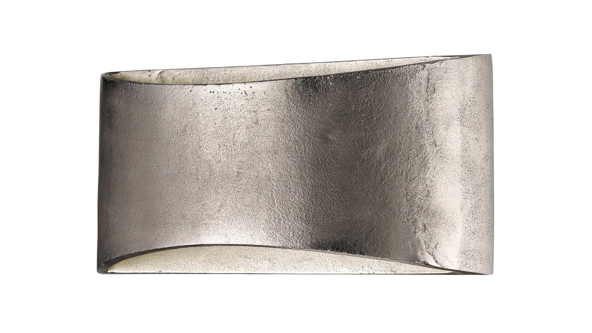Wandleuchte Fh fischer & honsel aus Metall in Nickel FH Shine LED-Wandleuchte Arles Nickel antik – ca. 30 x 14 cm