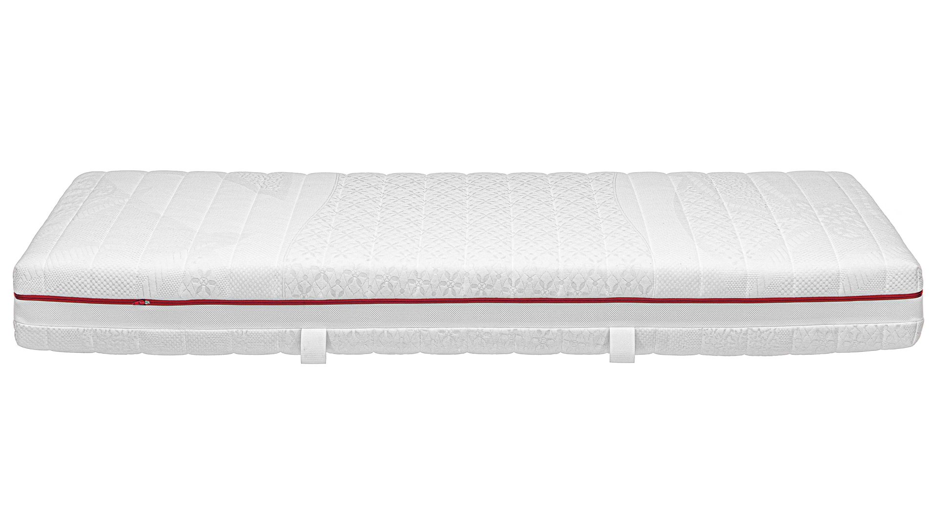 Federkernmatratze comfortmaster besser sitzen, liegen, leben aus Stoff in Weiß Comfortmaster Matratze Comfort T H2, Taschenfederkern – Liegefläche ca. 140 x 220 cm
