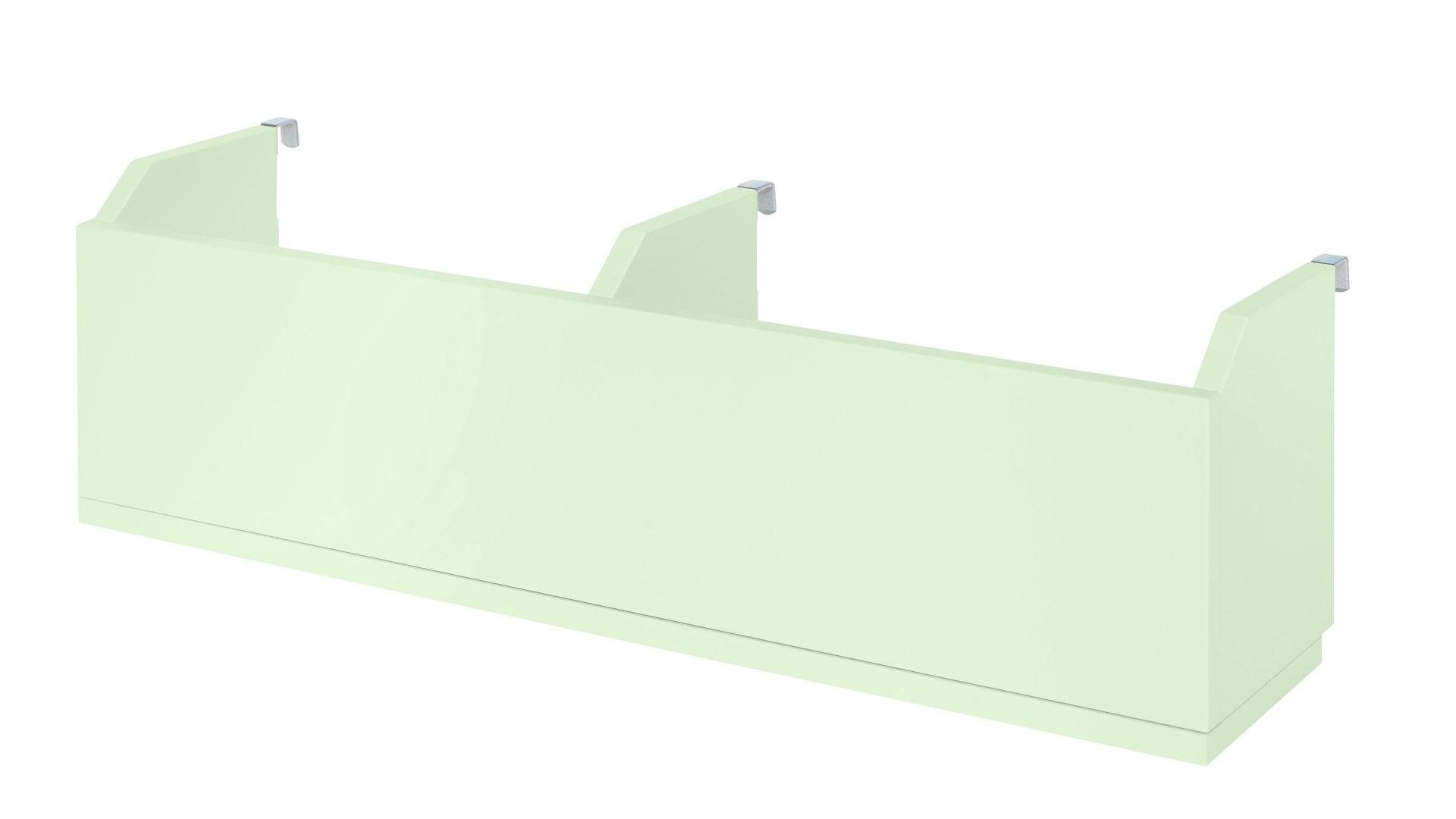Spielbett-Zubehör Manis-h aus Holz in Grün Manis-h Bettregal hellgrünes MDF - Länge ca. 87 cm